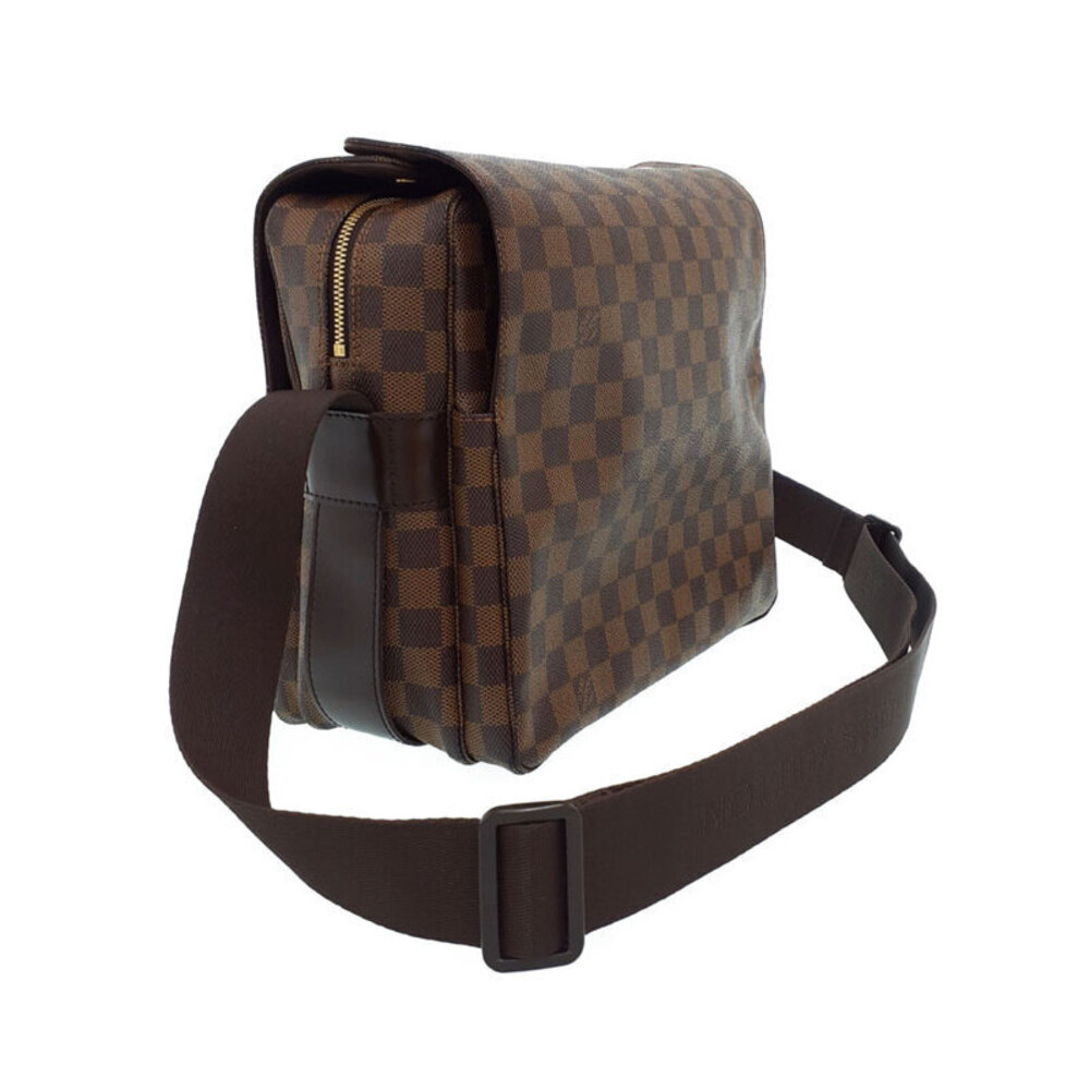 Louis Vuitton Damier Brown Shoulder Bag Naviglio Ebene
